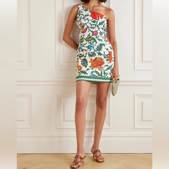 NWOT LA DOUBLEJ one-shoulder mini dress - Picture 1 of 4